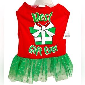 Pet Spirit Best Gift Ever Christmas Pet Dress NWT